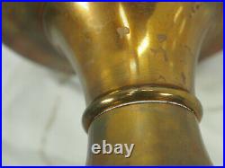 Aladdin #B-139 brass plate Kerosene Oil Lamp Model B Burner plus Lox-on chimney