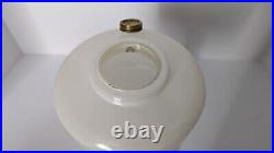 Aladdin B-30 Simplicity Oil Lamp White Decorated Crystal 1949-1952