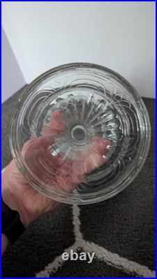 Aladdin B-39 Clear Washington Drape Oil Lamp 1939 With Model B Burner Uranium