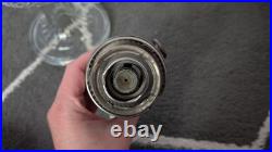 Aladdin B-39 Clear Washington Drape Oil Lamp 1939 With Model B Burner Uranium