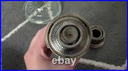 Aladdin B-39 Clear Washington Drape Oil Lamp 1939 With Model B Burner Uranium