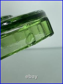 Aladdin B-54 Green Washington Drape Plain Stem Model B Burner Oil Lamp 1941 & 42