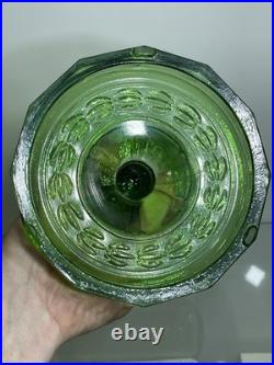 Aladdin B-54 Green Washington Drape Plain Stem Model B Burner Oil Lamp 1941 & 42