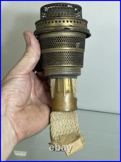 Aladdin B-54 Green Washington Drape Plain Stem Model B Burner Oil Lamp 1941 & 42