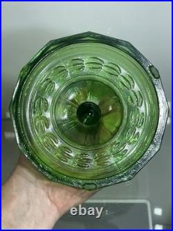 Aladdin B-54 Green Washington Drape Plain Stem Model B Burner Oil Lamp 1941 & 42