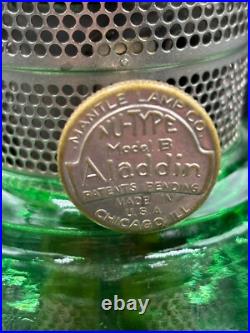 Aladdin B-54E Aladdin Washington Drape Plain Stem Emerald Green