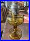 Aladdin B-55 DARK AMBER WASHINGTON DRAPE Oil Lamp With Model B Burner.'41-'53