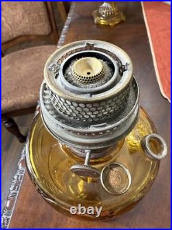 Aladdin B-55 DARK AMBER WASHINGTON DRAPE Oil Lamp With Model B Burner.'41-'53