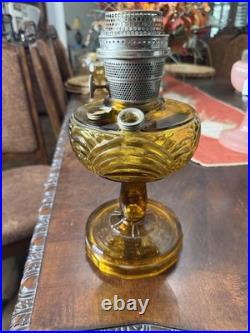 Aladdin B-55 DARK AMBER WASHINGTON DRAPE Oil Lamp With Model B Burner.'41-'53