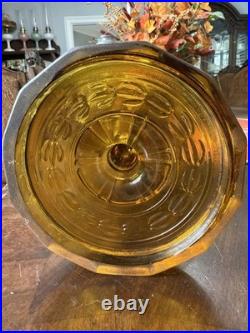 Aladdin B-55 DARK AMBER WASHINGTON DRAPE Oil Lamp With Model B Burner.'41-'53