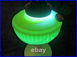 Aladdin B-75 Alacite Lincoln Drape Oil Lampuranium Green