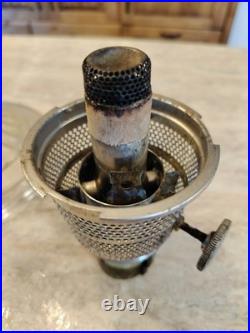 Aladdin B-80 Beehive Clear Crystal Oil Lamp with Model B Burner Vintage