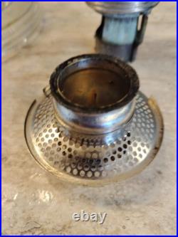 Aladdin B-80 Beehive Clear Crystal Oil Lamp with Model B Burner Vintage