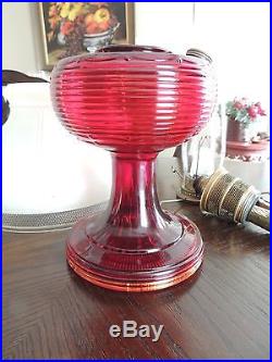 Aladdin B-83 Ruby Crystal Oil Lamp