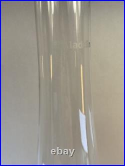 Aladdin B Green Jadeite 1930's Corinthian Kerosene Oil Lamp Burner /Tall Chimney