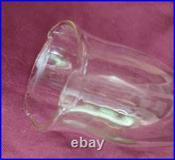 Aladdin Beehive Green Glass Kerosine Oil Lamp Shade Chimney Spider