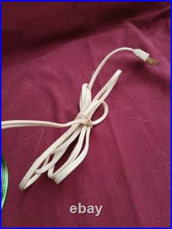 Aladdin Beehive Green Glass Kerosine Oil Lamp Shade Chimney Spider