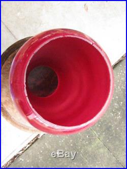 Aladdin Bengal Red Vase Oil/Kerosene Lamp