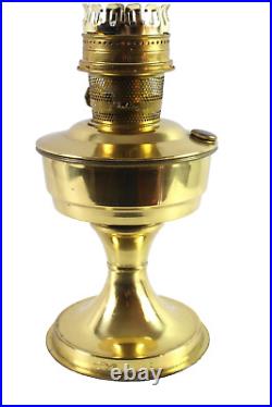 Aladdin Brass Heritage #N128B Oil Kerosene Lamp #23 Burner and Aladdin Chimney