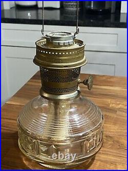 Aladdin Brass Kerosene Lamp Model 23 US Pat # 3551086