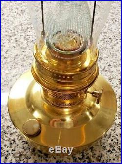 Aladdin Brass Kerosene Lamp with Manual