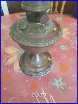 Aladdin Brass Kerosene Mantle Oil Lamp Base Model No. 8 Electric Conversion
