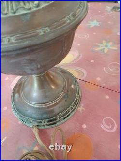 Aladdin Brass Kerosene Mantle Oil Lamp Base Model No. 8 Electric Conversion
