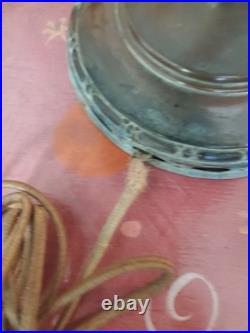 Aladdin Brass Kerosene Mantle Oil Lamp Base Model No. 8 Electric Conversion