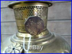Aladdin Brass Oil / Kerosene Lamp #23 Burner, Complete, EUC
