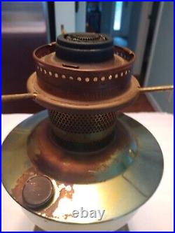 Aladdin Brass Oil Lamp 23 Complete