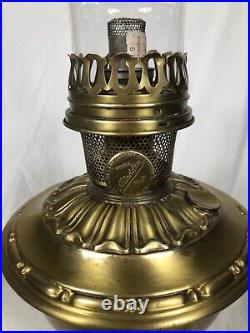 Aladdin Brass Oil Lamp Model 8 Circa 1919-1920