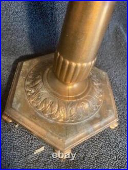 Aladdin Bronze Oriental Table Lamp Font, 1936-37, B-134 with Model B Burner