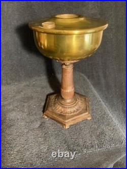 Aladdin Bronze Oriental Table Lamp Font, 1936-37, B-134 with Nu-Type A Burner