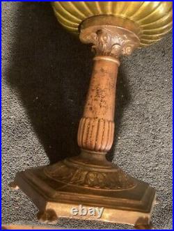 Aladdin Bronze Oriental Table Lamp Font, 1936-37, B-134 with Nu-Type A Burner