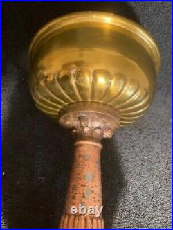 Aladdin Bronze Oriental Table Lamp Font, 1936-37, B-134 with Nu-Type A Burner