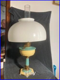 Aladdin Bronze Oriental Table Lamp Font, 1936-37, B-134 with Nu-Type B Burner