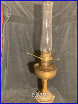 Aladdin Bronze Oriental Table Lamp Font, 1936-37, B-134 with Nu-Type B Burner