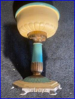 Aladdin Bronze Oriental Table Lamp Font, 1936-37, B-134 with Nu-Type B Burner