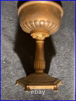 Aladdin Bronze Oriental Table Lamp Font, 1936-37, B-134 with Nu-Type B Burner