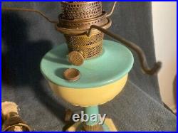 Aladdin Bronze Oriental Table Lamp Font, 1936-37, B-134 with Nu-Type B Burner