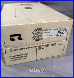 Aladdin C. B-2301 Solid Brass Model #23 Table Lamp 23 Burner