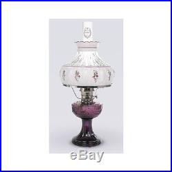 Aladdin C6183-752 Amethyst Lincoln Drape Lamp With10 Glass Shade