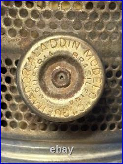 Aladdin Caboose Modelo C Brass Font Kerosene Oil Vintage Train Lamp+Wall Bracket