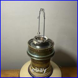 Aladdin Cat Tails Model 23 Kerosene Stoneware Shelf Lamp Limited Ed LL Bean Rare