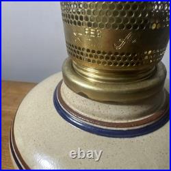 Aladdin Cat Tails Model 23 Kerosene Stoneware Shelf Lamp Limited Ed LL Bean Rare