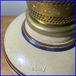 Aladdin Cat Tails Model 23 Kerosene Stoneware Shelf Lamp Limited Ed LL Bean Rare