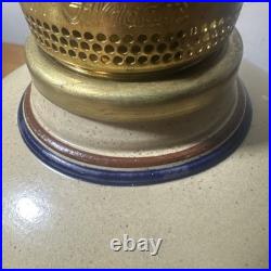 Aladdin Cat Tails Model 23 Kerosene Stoneware Shelf Lamp Limited Ed LL Bean Rare