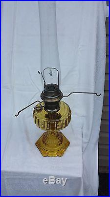 Aladdin Cathedral, Amber, Nu-Type Model B Burner Lamp