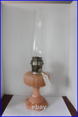 Aladdin Cathedral Rose Moonstone 112 Lamp No Cracks Or Chips