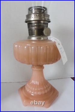 Aladdin Cathedral Rose Moonstone 112 Lamp No Cracks Or Chips